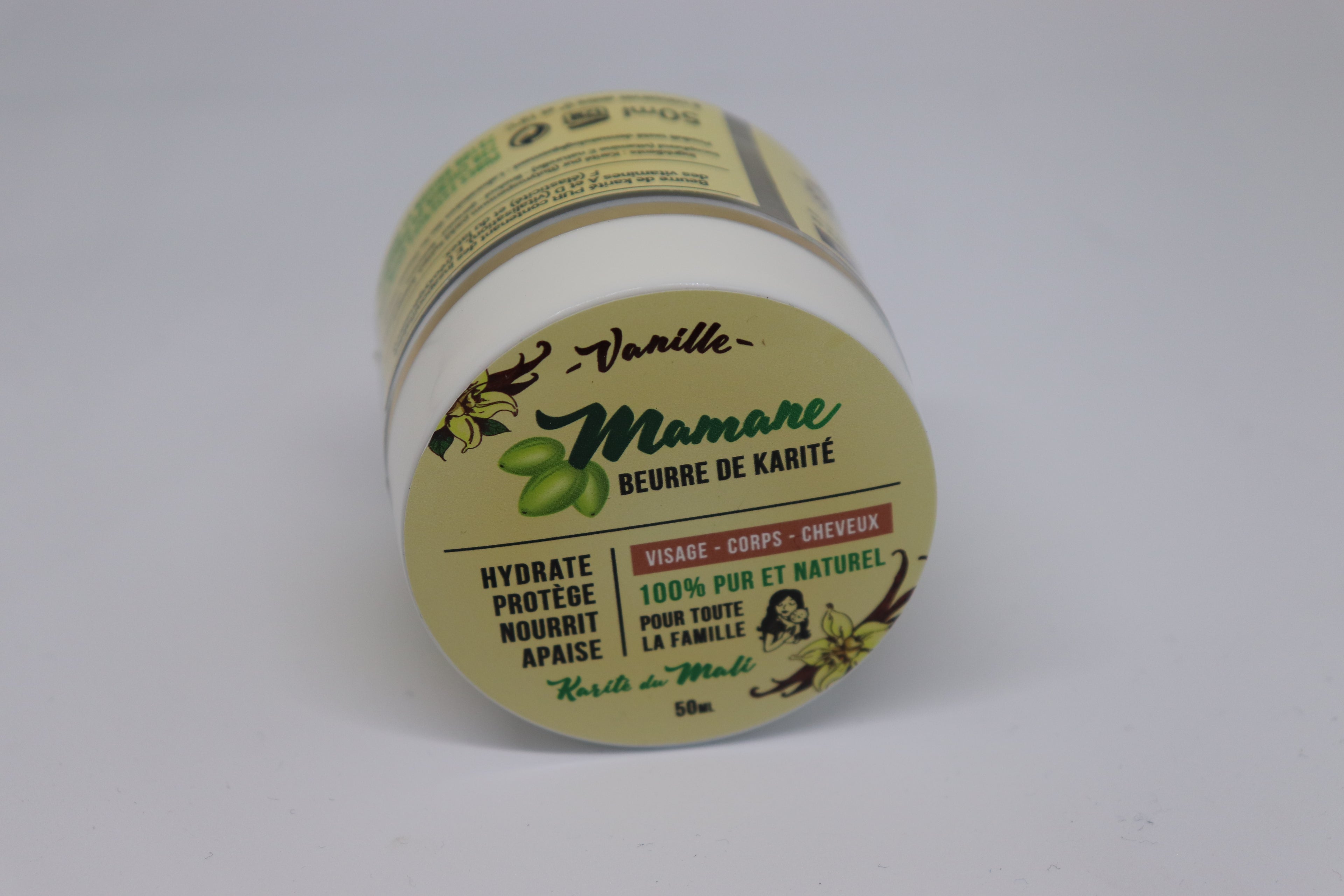 BEURRE DE KARITE PARFUM NATUREL VANILLE 50G