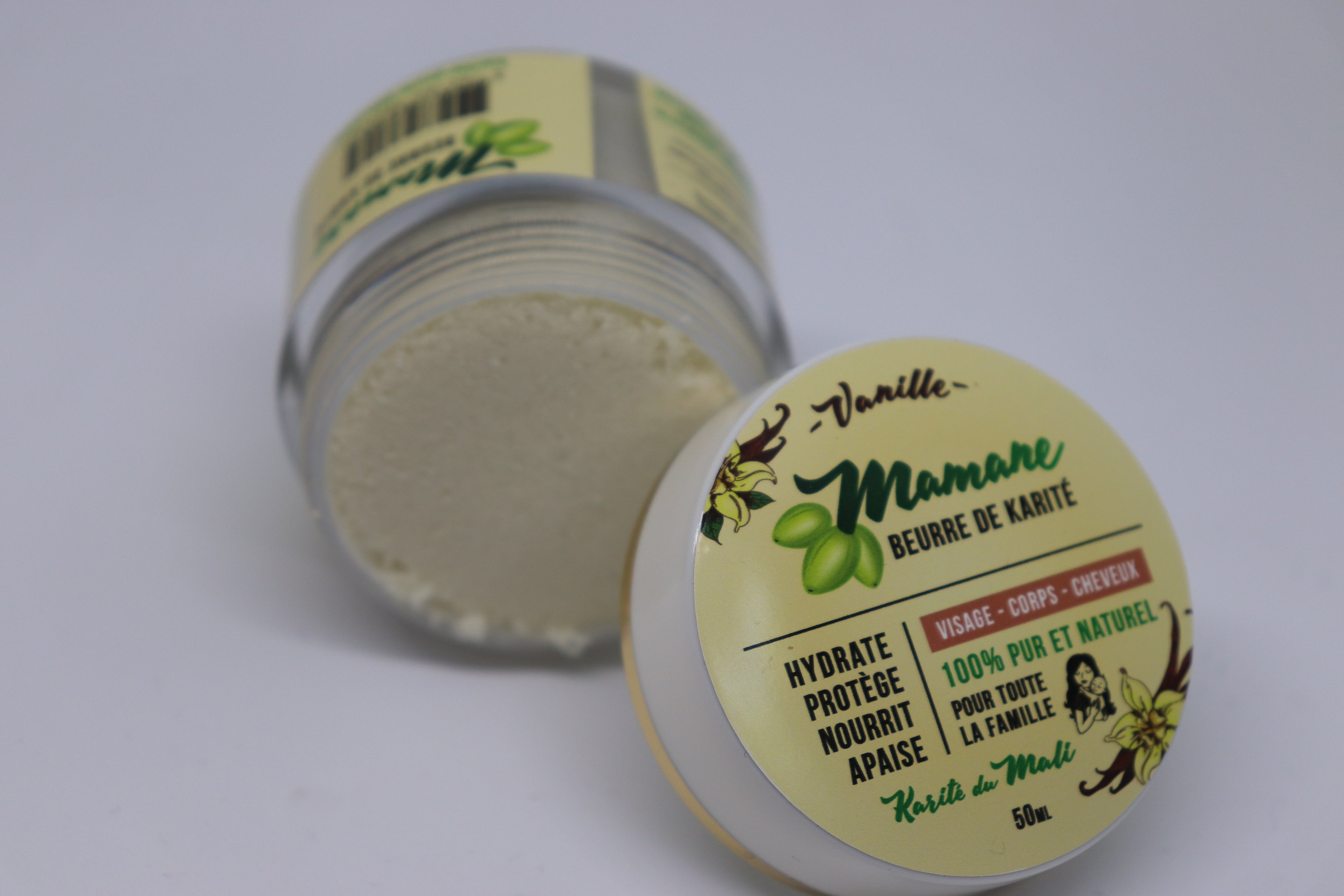 BEURRE DE KARITE PARFUM NATUREL VANILLE 50G