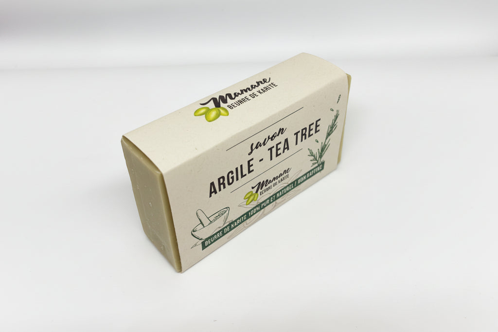 SAVON AU KARITE ARGILE ET TEA TREE